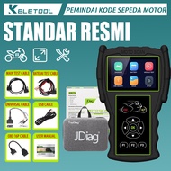 Scanner JDiag M100 Pro Motor Scanner Support OBD1 OBD2 Scaner Motor Injeksi kerrg universal reset in