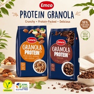 EMCO Protein Granola 500g | Chocolate / Pecan | High Protein | Healthy Breakfast & Snack