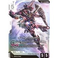 Japanese Version TCG Gundam Card Game Booster Box - GD01-066 LR Justice Gundam
