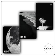 [Black Series 2] Sticker Card, ATM skin | Decorative ATM Card Sticker, Apartment Card - Waterproof