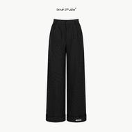 SOVA Pinstripe Baggy Pants (Black)
