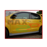 Perodua Myvi Icon SE (2015 Facelift) GU Style Side Door Skirt Skirting Lower Spoiler ABS Plastic Bod