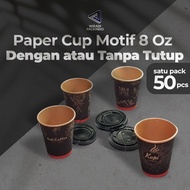 Paper cup 8 Oz / coffee Paper cup 80z / heat resistant cup 240ml coffee tea tea