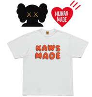 Ⓞ · (Size S) KAWS 聯乘 Human Made T恤 (白色) Round Body T-shirt Tee 