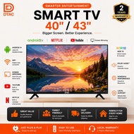 Televisyen Pintar DTac TV Smart 32inch/40inch/43inch/50inch Netflix Hdmi HD LED TV Android Murah