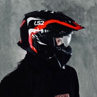 LS2 Imported Safety Helmet 3/4 Cover OF606 TRIALITY DEVOR Retro Hat Coaster