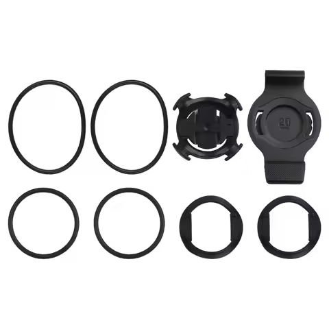 1pc Bike Watch Mount With 4pcs Rubber Band For Garmin Fenix3 5x 5xplus 6x 7x Bicycle Handlebar Holde