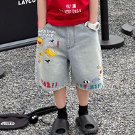 HYS pants for kids boy kids short pants boy boy short pants Childrens denim shorts Summer boys hands