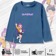 Rumi Kpop Demon Hunter Shirt 6 - 14 Years Cotton Combed Rumi Hello Long Sleeve Girls' T-Shirt