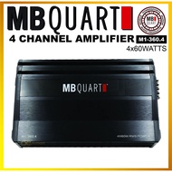MB Quart 4 Channel Amplifier Power Amp Kereta M1-360.4 Amp 4Ch Car Amplifier