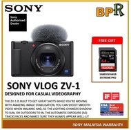 Sony ZV-1 ZV1 Digital Camera - Limited Edition Vlog Camera - Original Sony Malaysia Warranty