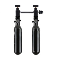 อะแดปเตอร์อากาศอินพุตสารพัดประโยชน์สำหรับถัง CO2พร้อมกลไก ASA ตามหลักสรีรศาสตร์อุปกรณ์อะแดปเตอร์ถัง 