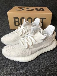 👟Adidas Originals Yeezy Boost 350 Bone 白冰淇淋2.0  男女同款