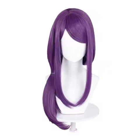 Long Straight Party Anime Cosplay Wigs for Tokyo Ghoul Cos Kamishiro Rize Costume Synthetic Hair Pur