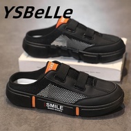 Half Slippers Men's Outer Wear Anti-Slip Sports Baotou Beach Shoes Half Slippers Men's One-Pedal Dri