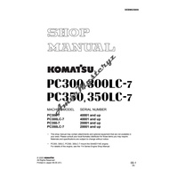 Komatsu PC300-7 300LC-7 PC350-7 350LC-7 Workshop Repair Service Manual