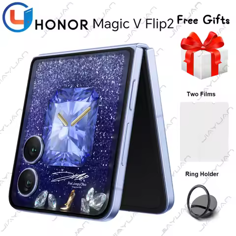 Original HONOR Magic V Flip 2 5G Foldable Phone 6.82 Inches OLED Display Snapdragon 8 Gen 3 Camera 2