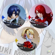 Anime Tuuki Makoto SANADA AKIHIKO TAKEBA YUKARI AEGIS KIRIJOU MITSURU Cosplay COSTUME Badge Pin SPTE