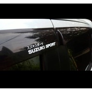 Suzuki Sport Decal Sticker suitable for suzuki swift ertiga karimun splash baleno car water gutters