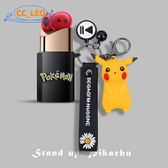 For Anker Soundcore A30i Case Cartoon Mario Keychain Pendant Silicone Soft Case Anker Soundcore A30i