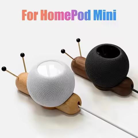 For HomePod mini audio accessories wooden base bracket apple Apple smart Bluetooth speaker desktop a
