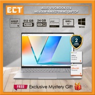 Asus Vivobook S16 M5606W-AMX078WMS Laptop (AI 9-365 5.0GHz,512GB SSD,24GB D5,ATI,16" 3.2K,W11,H24+M3