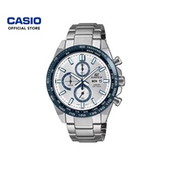 Casio Edifice EFR-574DE-7AV Silver Stainless Steel Band Men Watch