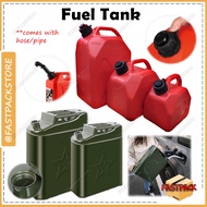 Non Cap Fuel Tank Steel Petrol Tank Oil Auto Shut Off Gasoline Container Motorcycle Plastic Tong Minyak Kereta Jerry Can
