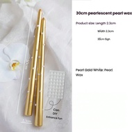 2 Packs 30CM European Pearl Long-Rod Smokeless Candles, Diameter 2.2cm/0.86inch, Suitable For Home D