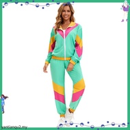 Kids Retro Disco Costume – 70s/80s Hippie Tracksuit Outfit for Halloween & Party