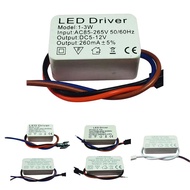 LED Driver 1-3W,3-5W,4-7W,8-12W,12-18W,18-24W Light Transformer Constant Current Power Adapter Lamp 
