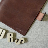 真皮活頁筆記本 隱形磁釦款//2025手帳/