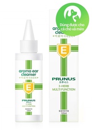 Dung Dịch Vệ Sinh Tai Chó Mèo Prunus Aroma Ear Cleaner 120ml (Hàn Quốc)