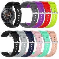 22mm Width Watchband For Samsung Galaxy Watch 46mm R800 Strap for Gear S3 Classic &amp; Frontier Gear 2 R380 Neo R381 Live R382 Wristband Strap Replacement Soft Bracelet Band Straps Silicone Fast Delivery