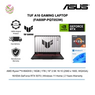Asus TUF A16 FA608P-PQT053W 16" 2.5K 165Hz Gaming Laptop ( Ryzen 9 8940HX, 16GB, 1TB SSD, RTX5070 8G