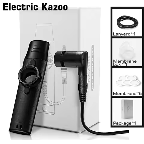 Professional Kazoo Aluminum Alloy Kazoo Woodwind Instrument Musical Instrument Metal Kazu Flute Wood
