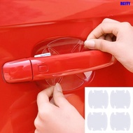 4pcs Car Door Handle Invisible Transparent Scratches Protection Protector