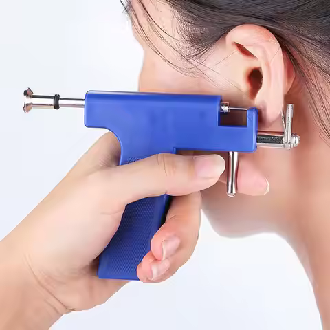 Professional Ear Piercing Gun Tool Set Professional Ear Piercing Gun Tool Set 98pcs Ear Studs Steel 