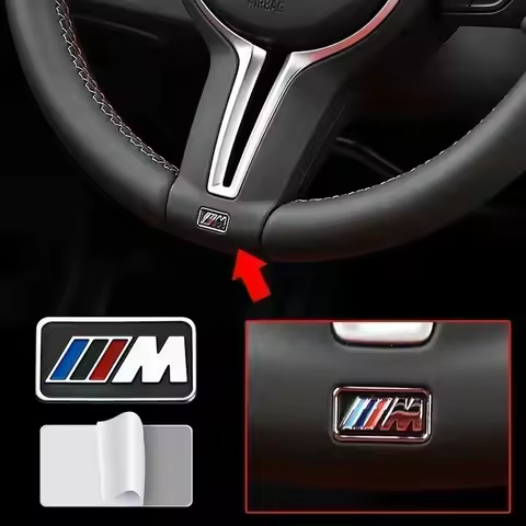 1pcs Car Metal Sticker Automotive Emblem Auto Accessories For BMW M E81 E82 E88 E90 E91 E92 E93 E60 