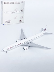 1: 400 Katar Air B777-300ER Passenger Aircraft A7-BOC Simulation Aircraft Model Alloy Ornaments NG