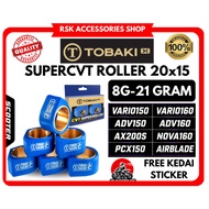 TOBAKI Super CVT Roller VARIO150 PCX150 ADV150 160 STEP125 AIRBLADE 8G 9G 10G 11G 12G 13G 14G 15G 16