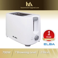 Elba Toaster 2-Slices ET-G2770(WH) / ETG2770WH / ETF2770 烤面包机 Pembakar Roti