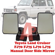 Toyota Landcruiser Land Cruiser FJ70 FJ75 LJ70 LJ75 BJ70 BJ75 Chrome Door Side Mirror Manual New