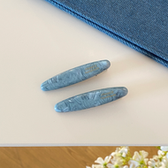 2 Cái/bộ Nhiều Màu Sắc Acetate Tóc Hình Học Thanh Lịch Hình Bầu Dục Bên Chân Thời Trang Nữ Phụ Kiện 