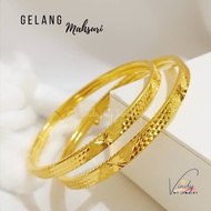 VINDYMY 916 GELANG KLASIK DESIGN / BANGLE MAHSURI / EMAS 916 / BAJET