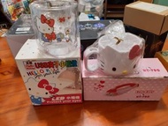 Hello Kitty透明水杯 馬克杯 小檯燈 小熨斗 4件組 450元 僅此一組