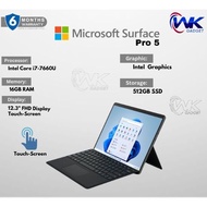 Microsoft Surface Pro 5 | Intel Core i7-7th Gen | 16GB-256GB SSD | Intel Graphics | Windows 10