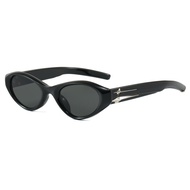 MATAHARI Small Frame Cat Eye Sunglasses for Men, Retro Style Small Frame Sunglasses