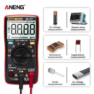 ANENG AN8008 Đa Năng Kế Kỹ Thuật Số 9999 Đếm True-RMS Đèn Nền Sóng Vuông AC DC Ampe Kế Điện Áp Hiện