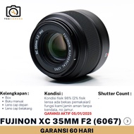 Fujinon XC 35mm F2 (Bekas) - Auto Focus , GARANSI RESMI - Fullset Box (6067)